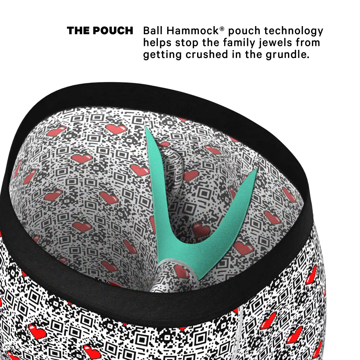 The Scan Me | QR Code Ball Hammock® Boxer - Long Leg