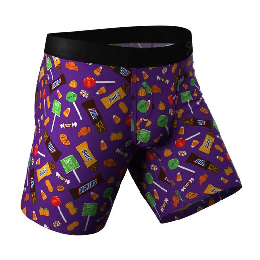 The Red & Black Lumberjack | Buffalo Check Ball Hammock® Boxer - Long Leg