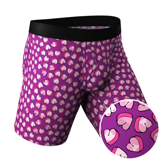 The Full Moon | Body Part Hearts Ball Hammock® Boxer - Long Leg