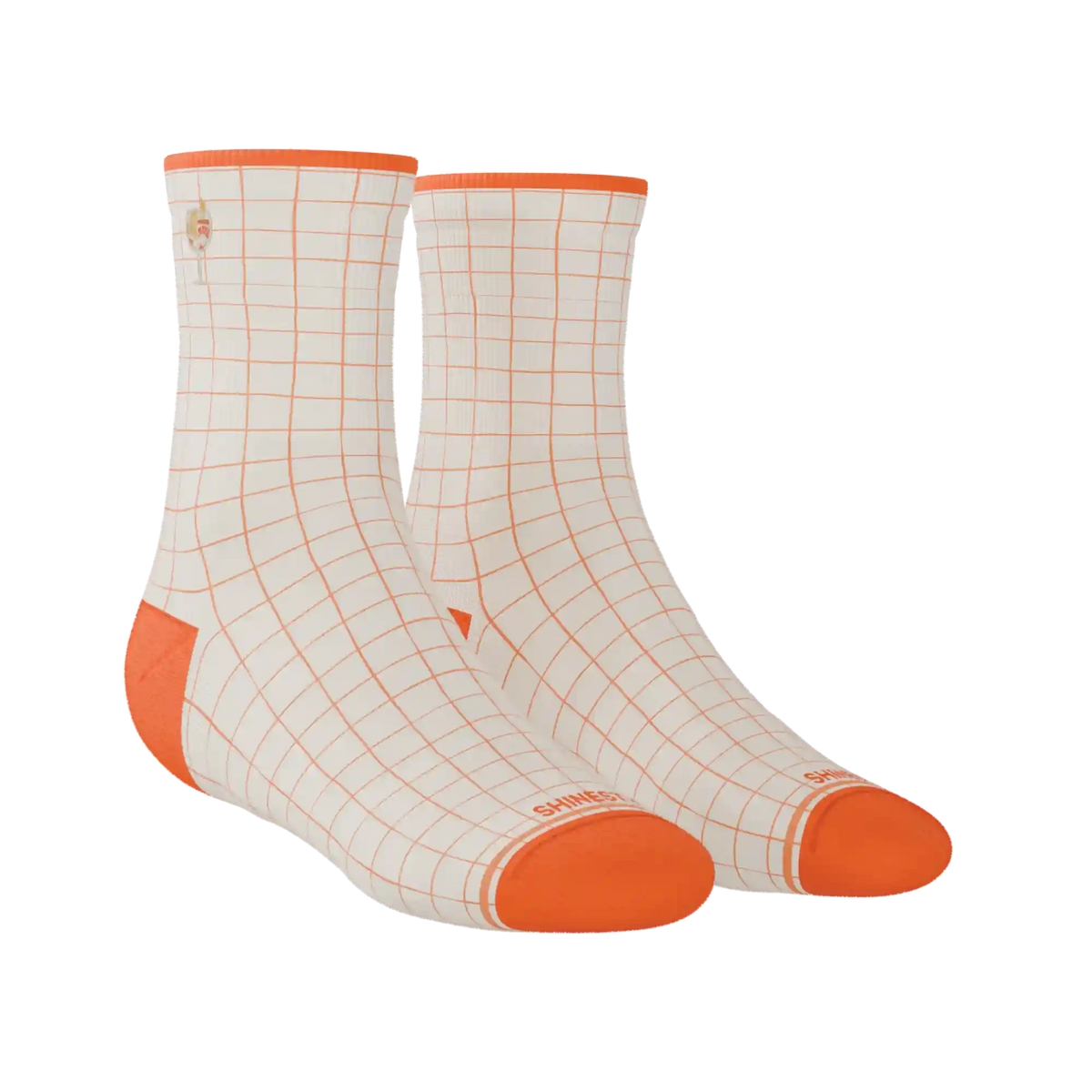 The Aperolaholic | Spritz Heel Hammock™ Quarter Crew Socks