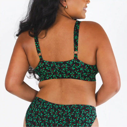 The Kiss Me There | Mistletoe Boob Hammock™ Plunge Bralette