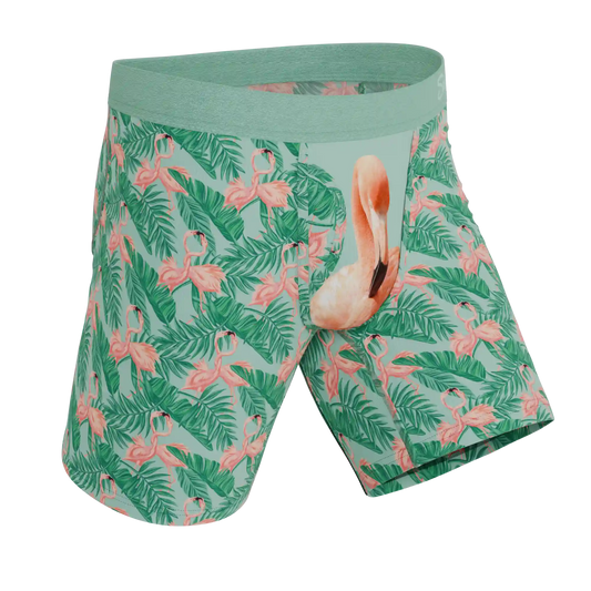 The Flamboyance | Flamingo Ball Hammock® Boxer - Long Leg