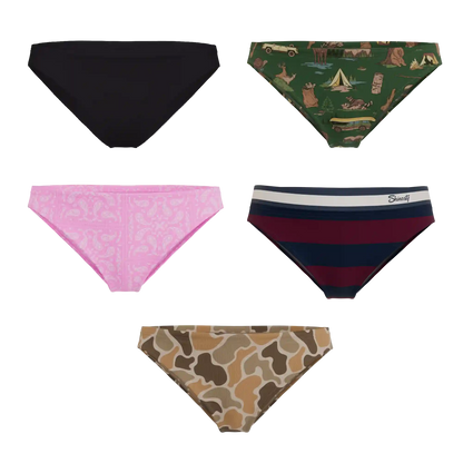 The Happy Trails | Bikini Underwear 5 Pack