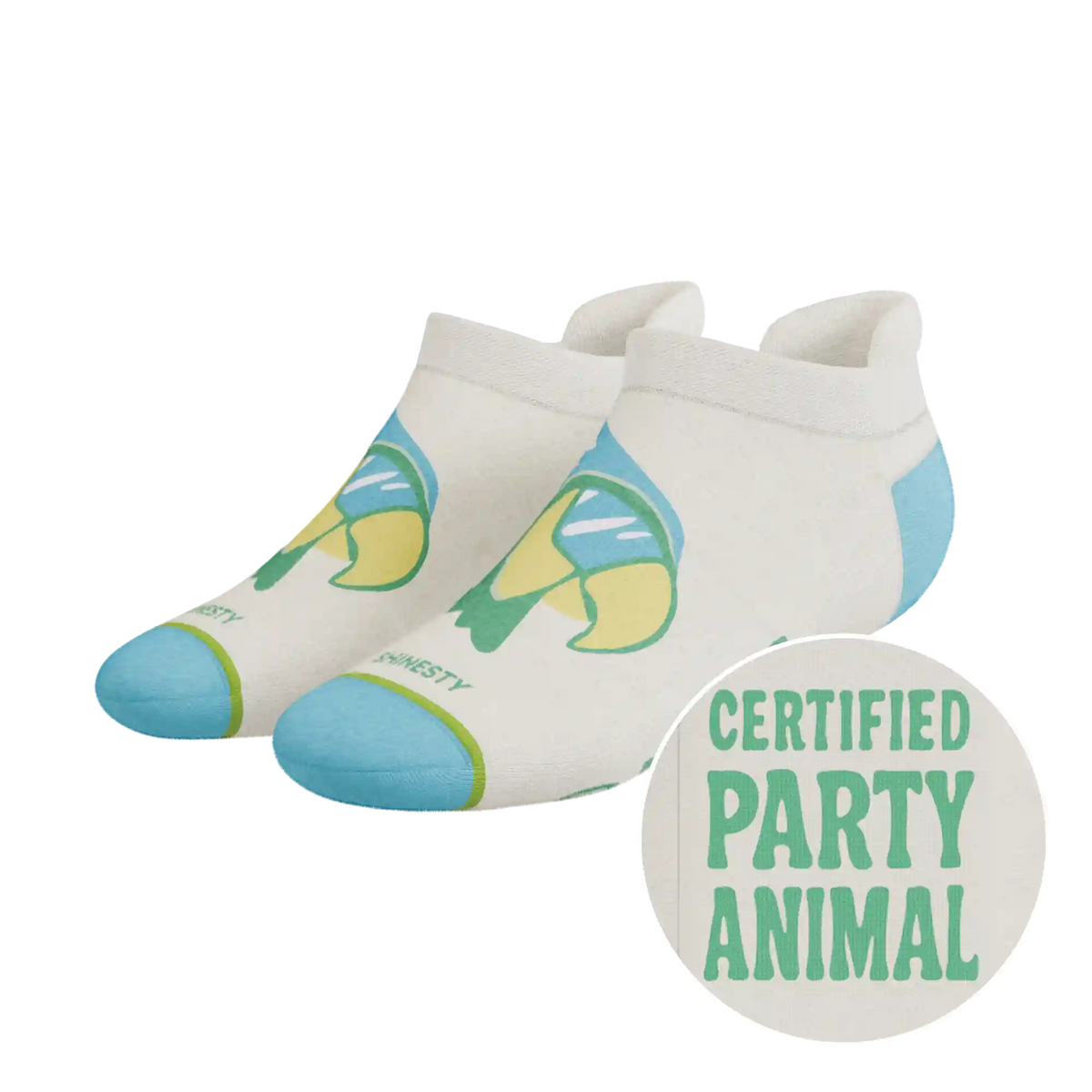The Party Animal | Shinesty x Margaritaville® Heel Hammock™ Ankle Socks
