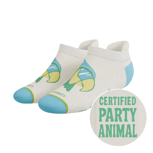 The Party Animal | Shinesty x Margaritaville® Heel Hammock™ Ankle Socks