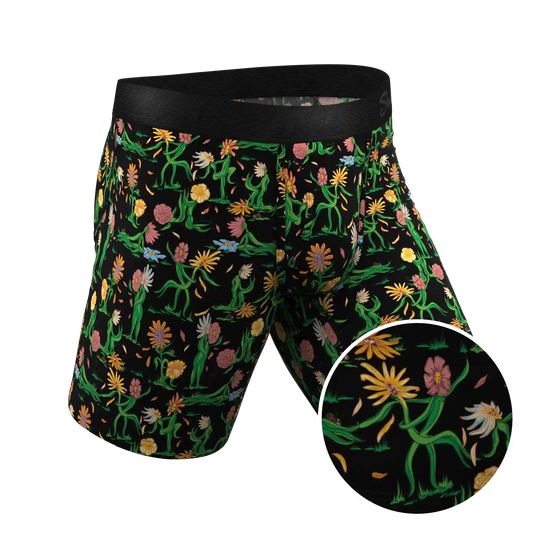 The Garden Of Breedin | Flower Print Ball Hammock® Boxer - Long Leg