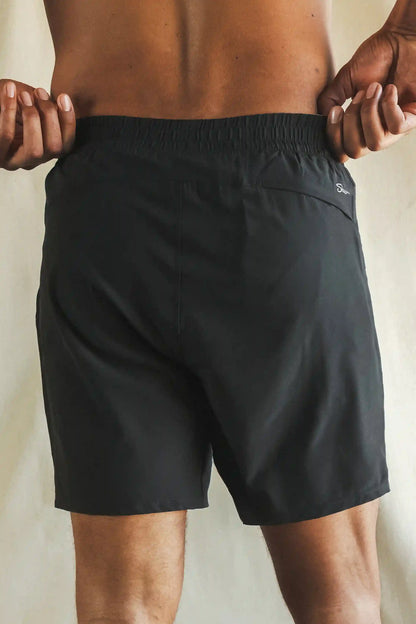 The Warm Up | Black and Neon Ball Hammock® 7 Inch Athletic Shorts