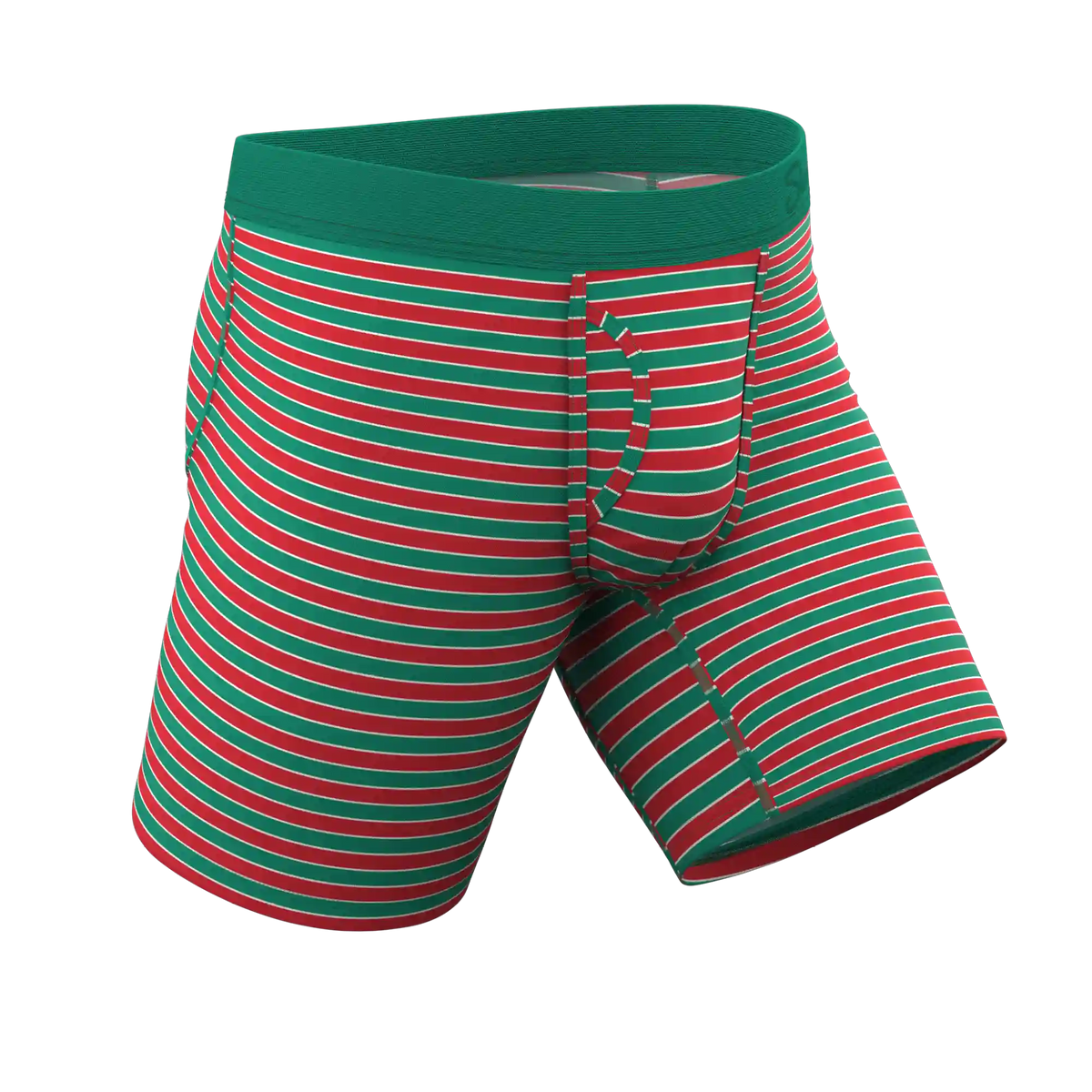The Stripe Club | Christmas Striped Ball Hammock® Boxer - Long Leg