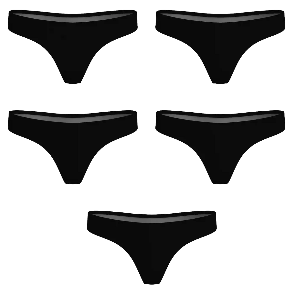 The Threat Level Midnight | MicroModal Thong 5 Pack