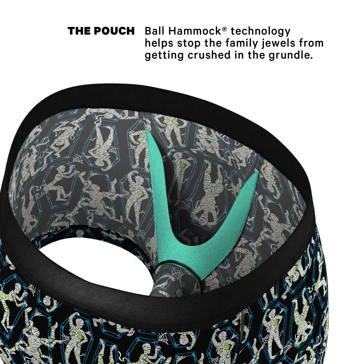 The Inter-Corpse | Halloween Mummies Ball Hammock® Pouch Trunks Underwear