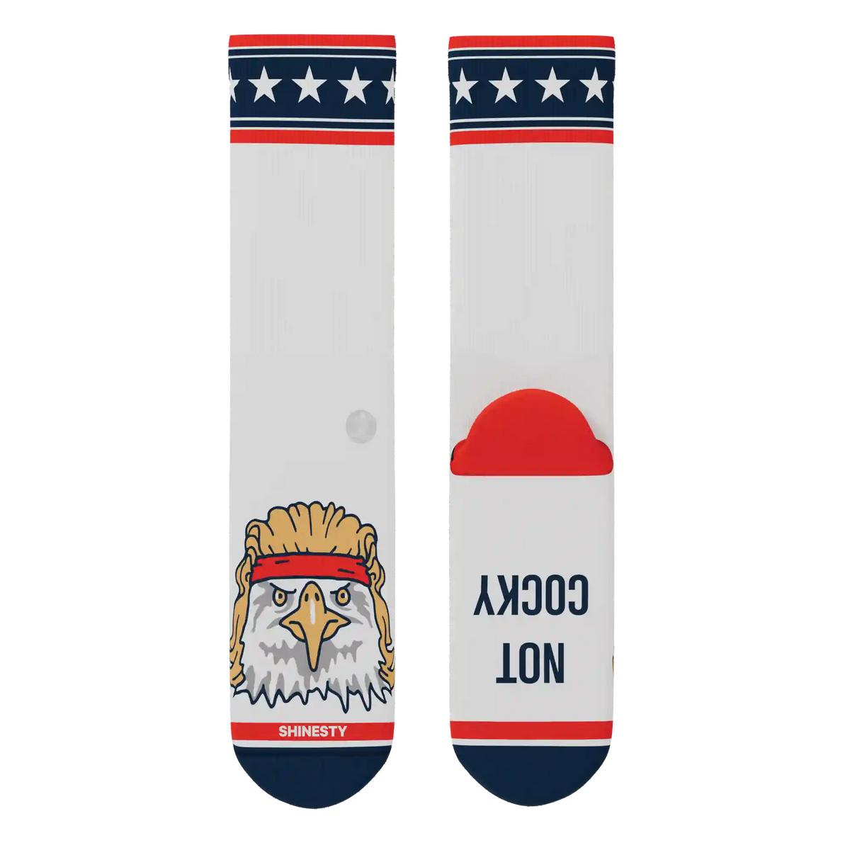 The Free Bird | USA Eagle Heel Hammock™ Crew Socks