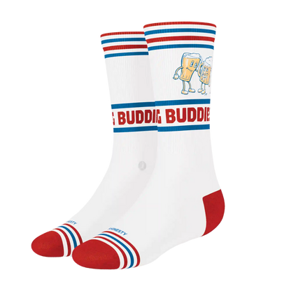 The Drinking Buddies | Beer Heel Hammock™ Crew Socks