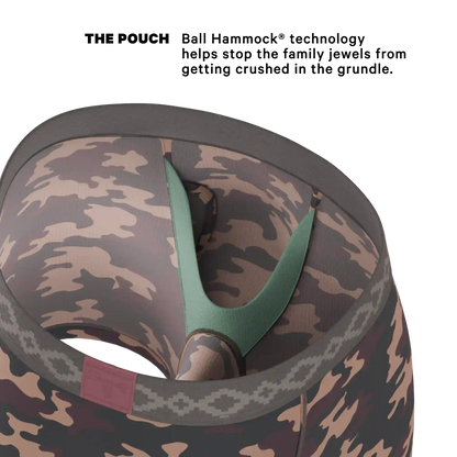 The Camo Corbina | La Matera x Shinesty Camouflage Ball Hammock® Pouch Underwear With Fly
