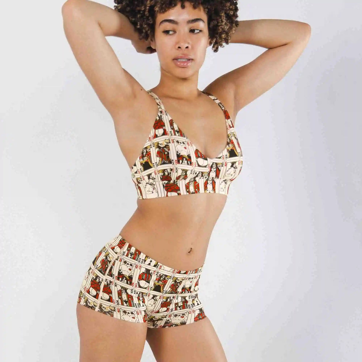 The Bottomless Blackjack | Vintage Playing Cards Modal Boyshort Underwear