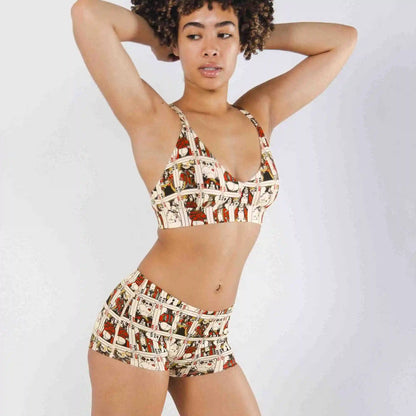 The Bottomless Blackjack | Vintage Playing Cards Modal Boyshort Underwear