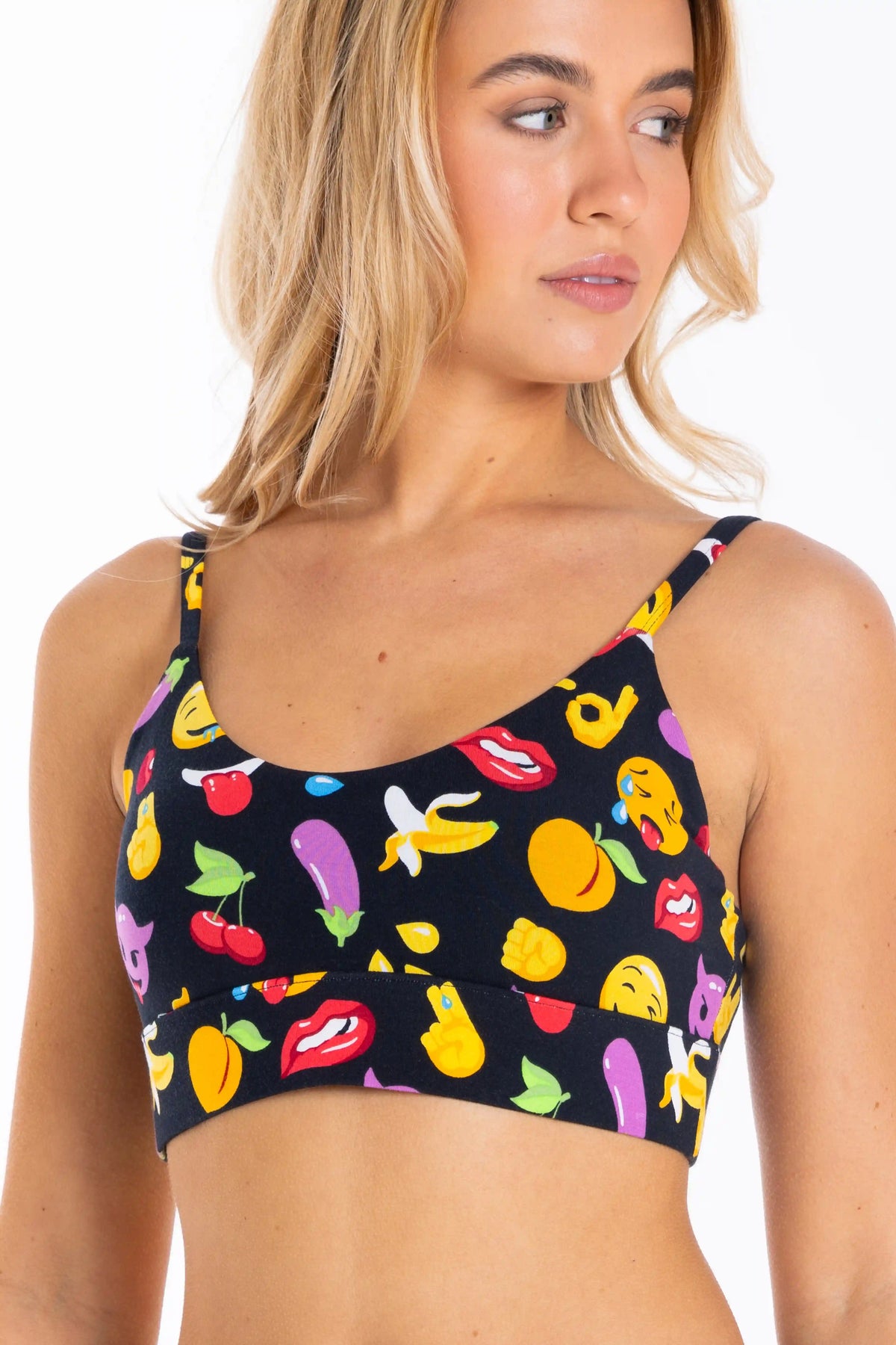 The Flirt | Emoji Boob Hammock™ Scoop Bralette