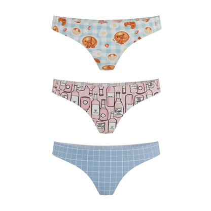 The Mother's Day | Women's Thong Underwear 3 Pack