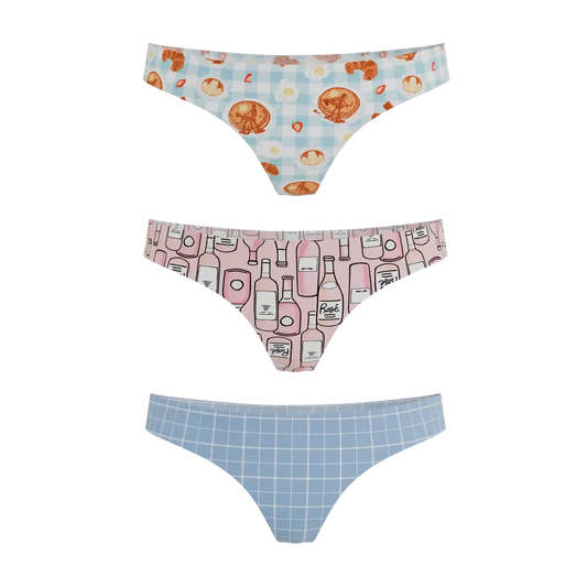 The Mother's Day | Women's Thong Underwear 3 Pack