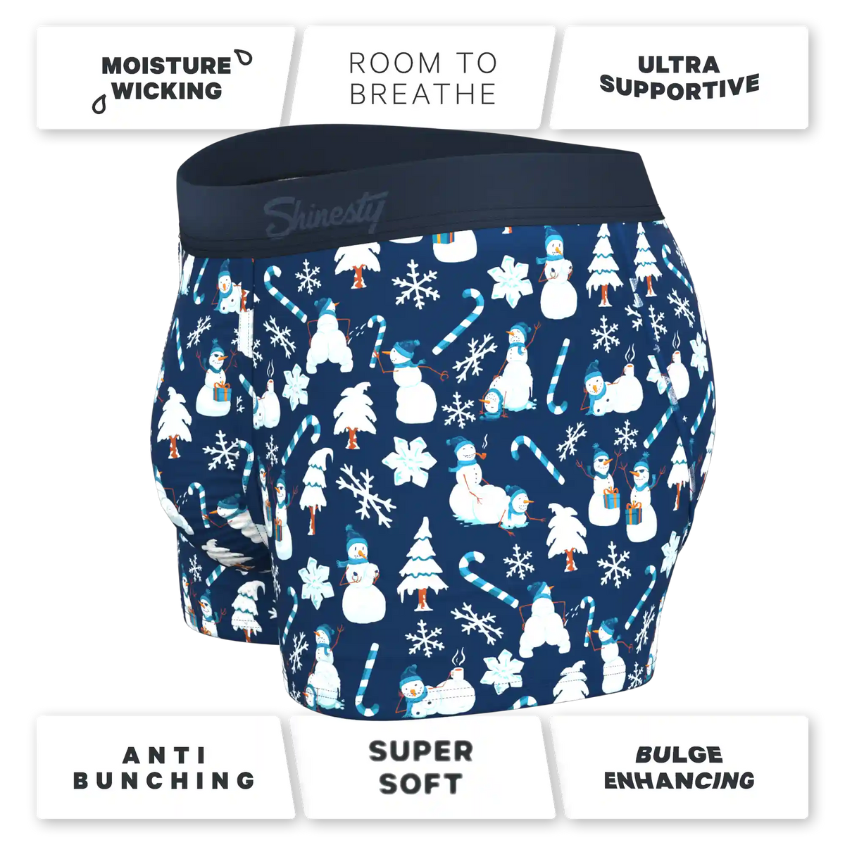 The Big Blizzard | Naughty Snowmen Ball Hammock® Pouch Trunks Underwear