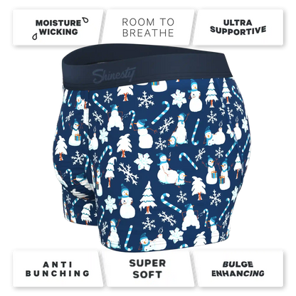 The Big Blizzard | Naughty Snowmen Ball Hammock® Pouch Trunks Underwear
