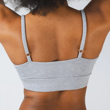 The Intramural Champ | Heather Grey Boob Hammock™ Scoop Bralette