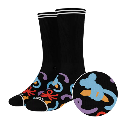 The Knot Tonights | Balloon Animal Heel Hammock™ Crew Socks