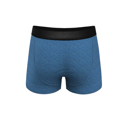 The Fleck Me | Heather Blue Flecked Ball Hammock® Pouch Trunks Underwear