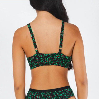 The Kiss Me There | Mistletoe Boob Hammock™ Plunge Bralette
