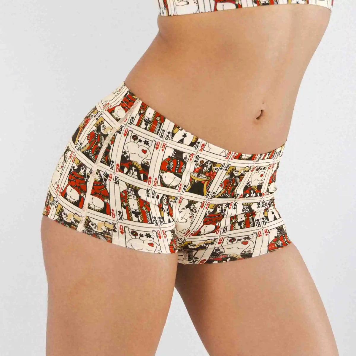 The Bottomless Blackjack | Vintage Playing Cards Modal Boyshort Underwear