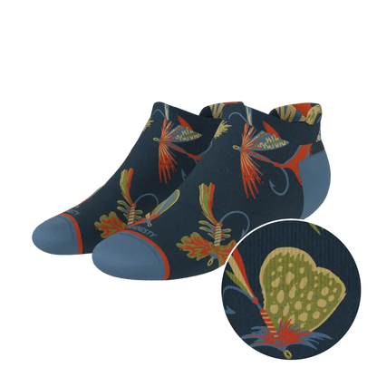 The Dry Fly | Fly Fishing Heel Hammock™ Ankle Socks