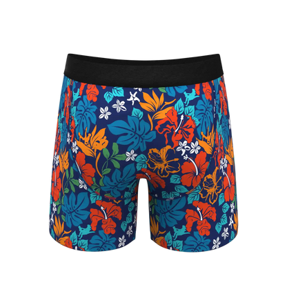 The Get Lei'd | Naughty Tropical Ball Hammock® Pouch Underwear With Fly