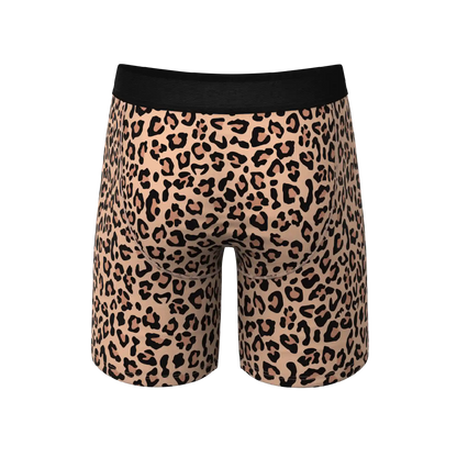 The Most Def | Leopard Print Ball Hammock® Boxer - Long Leg
