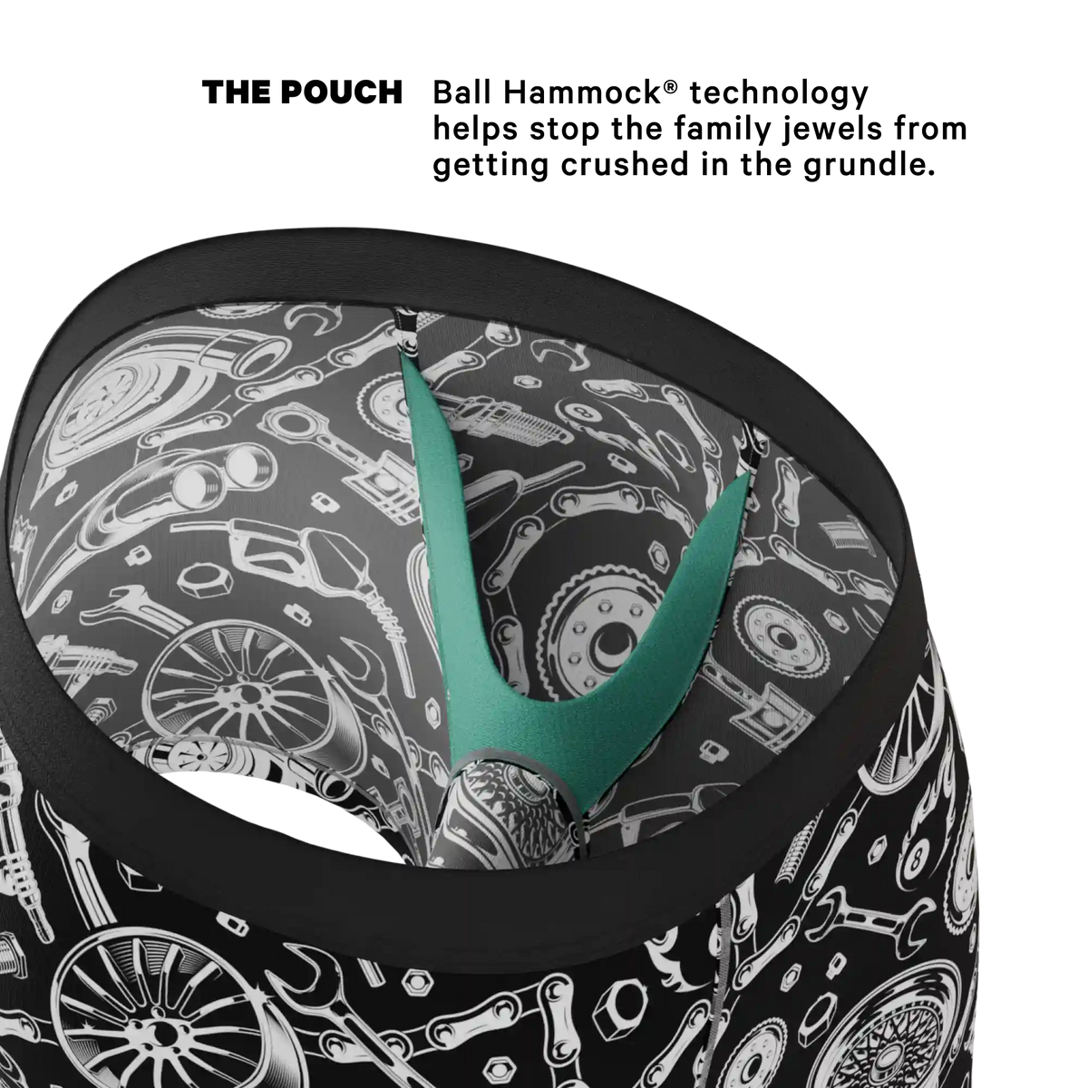 The Gear Head | Stick Shift Ball Hammock® Pouch Underwear