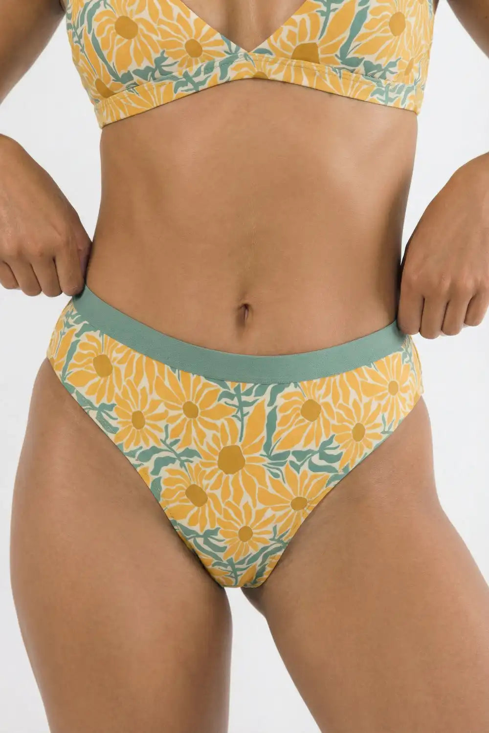 The June Bug | Sunflower Cheeky Underwear