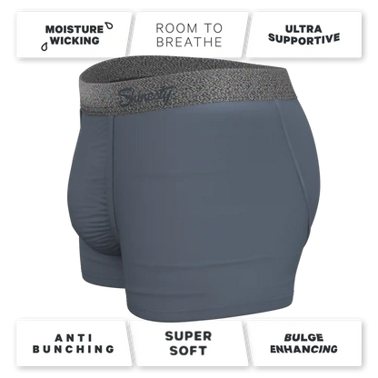 The Graphite | Tonal Grey Ball Hammock® Pouch Trunks Underwear
