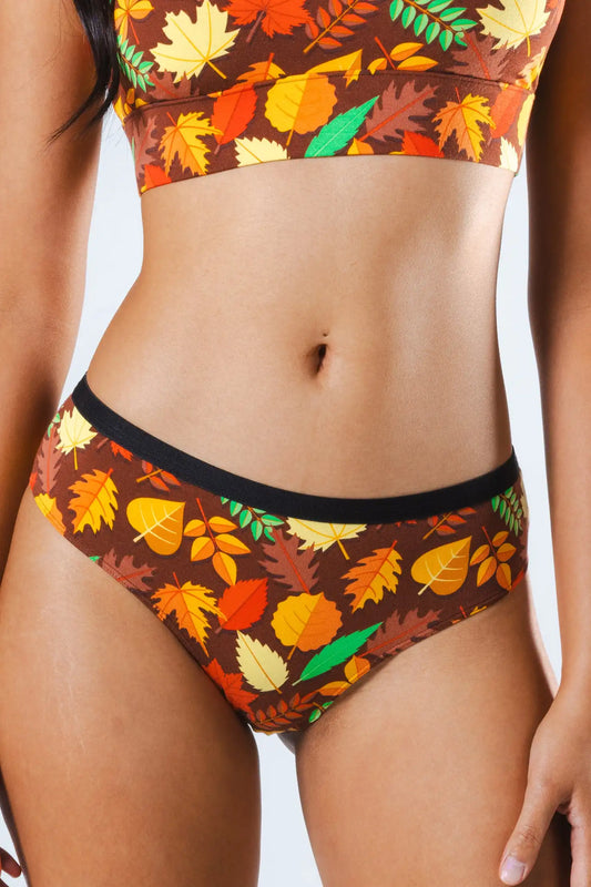 The Acorn Hoard | Fall Leaves Cheeky Underwear
