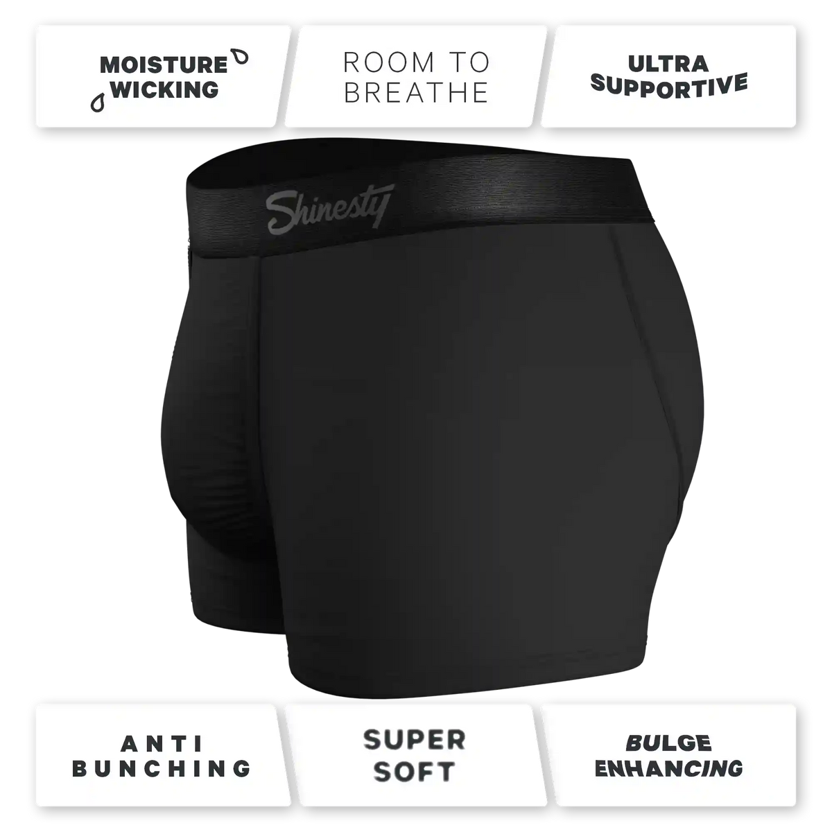 The Threat Level Midnight | Black Ball Hammock® Pouch Trunks Underwear 3 Pack