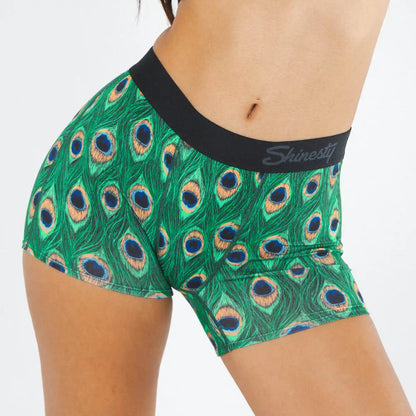 The Fancy Feather | Peacock Women's Boxers