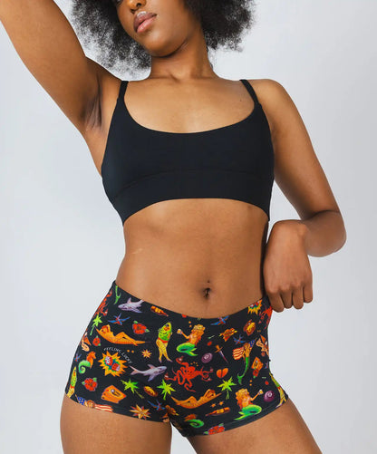 The Tight Ship | Sailor Tattoos Modal Boyshort Underwear