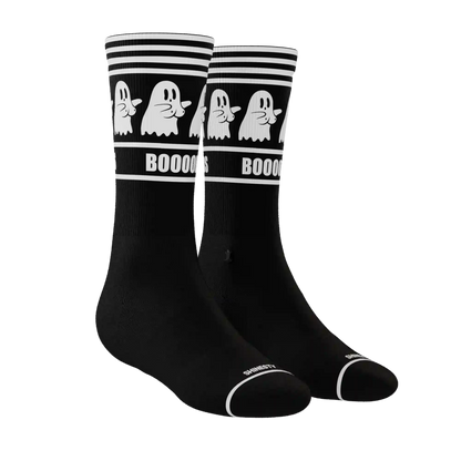 The Ghoul Next Door | Busty Ghost Heel Hammock™ Crew Socks