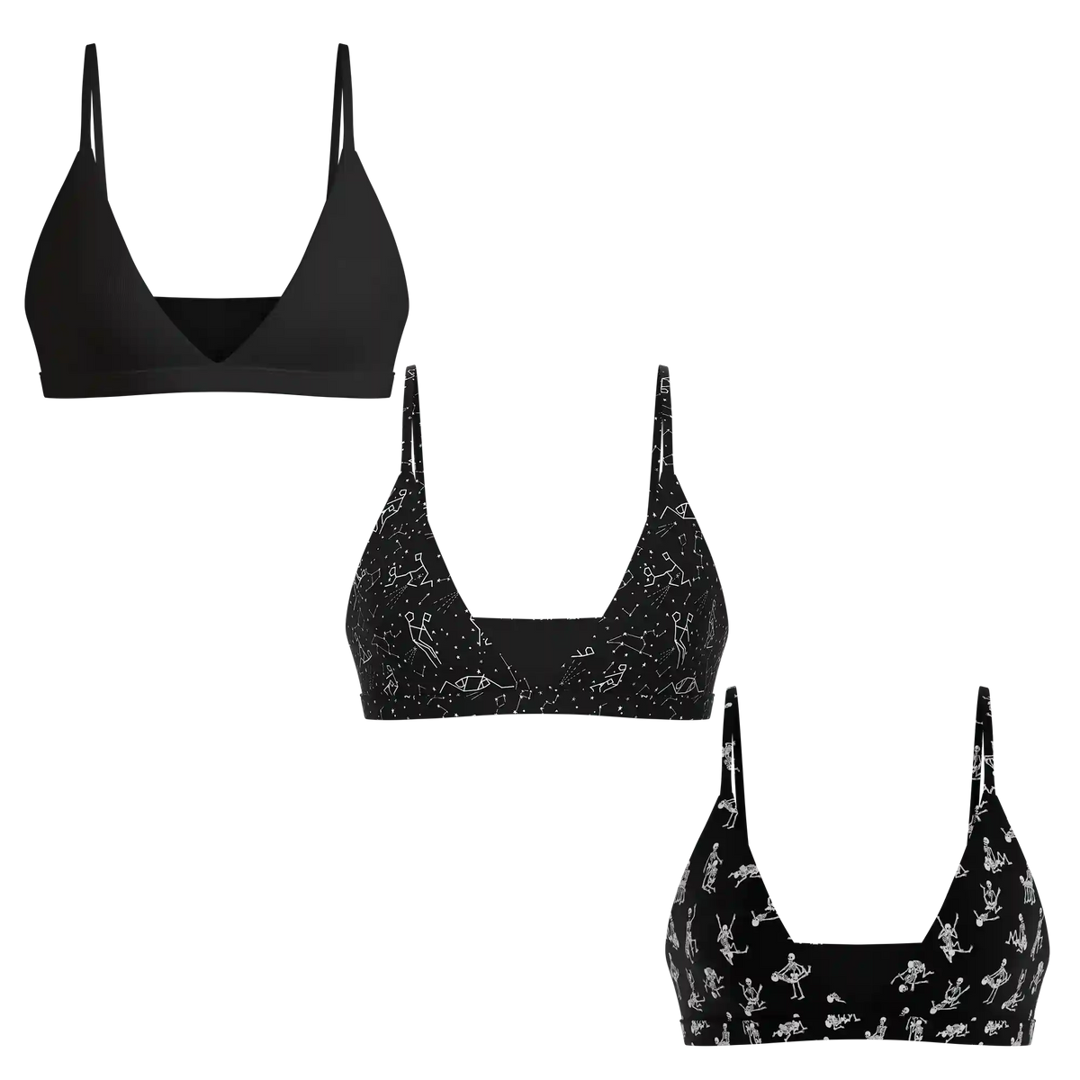 The Must-Haves | Boob Hammock™ Triangle Bralette 3 Pack