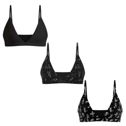 The Must-Haves | Boob Hammock™ Triangle Bralette 3 Pack