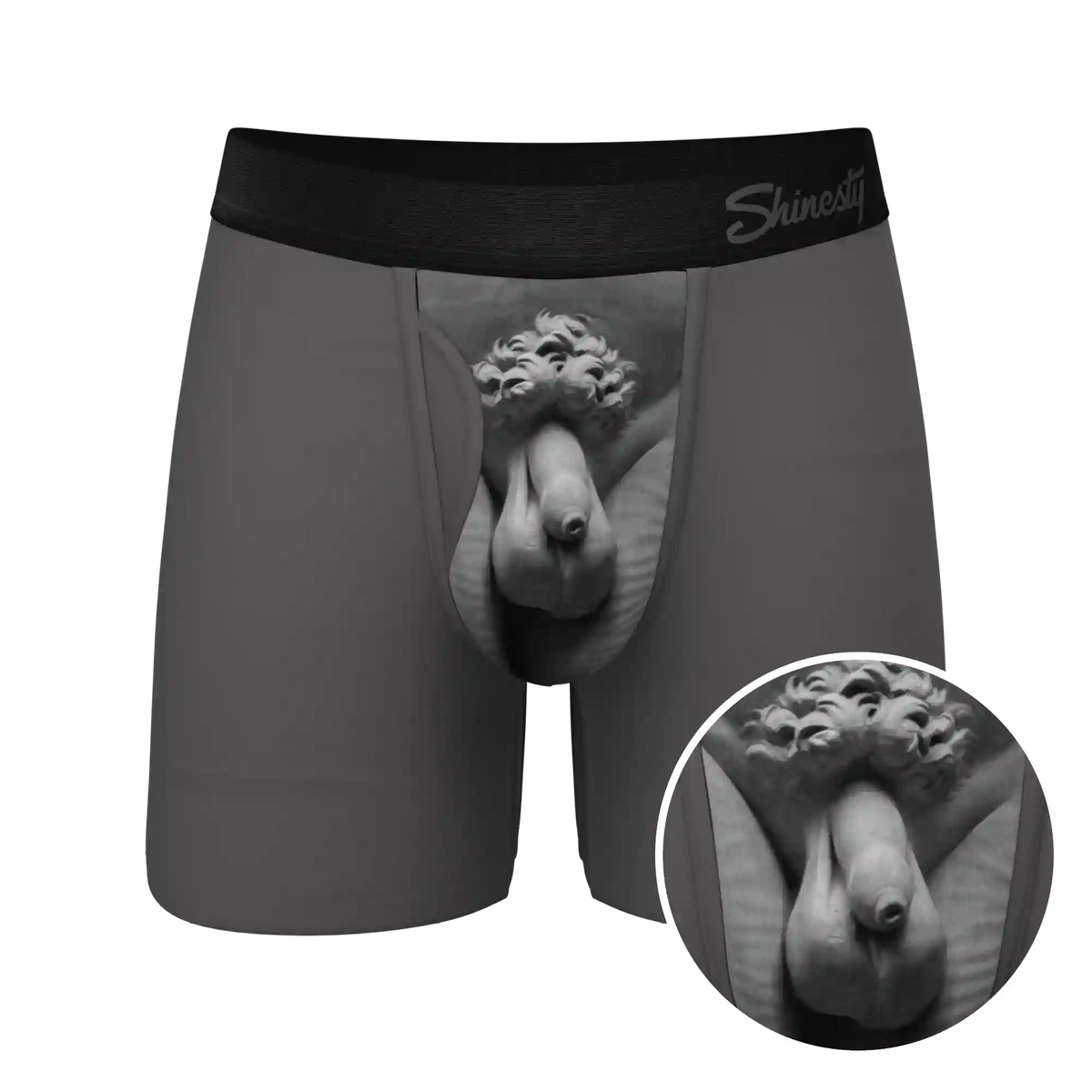 The David's Goliath | Marble Statue Ball Hammock® Pouch Underwear With Fly