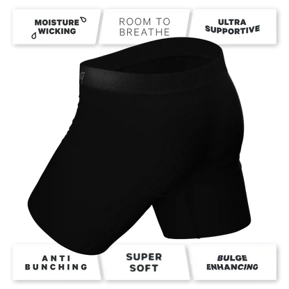The Threat Level Midnight | Black Ball Hammock® Boxer - Long Leg