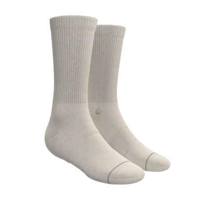 The Sandstorm | Plain Tan Heel Hammock™ Crew Socks