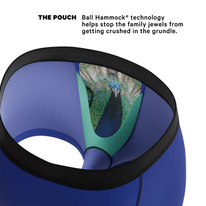 The Fancy Feather | Peacock Ball Hammock® Pouch Trunks Underwear