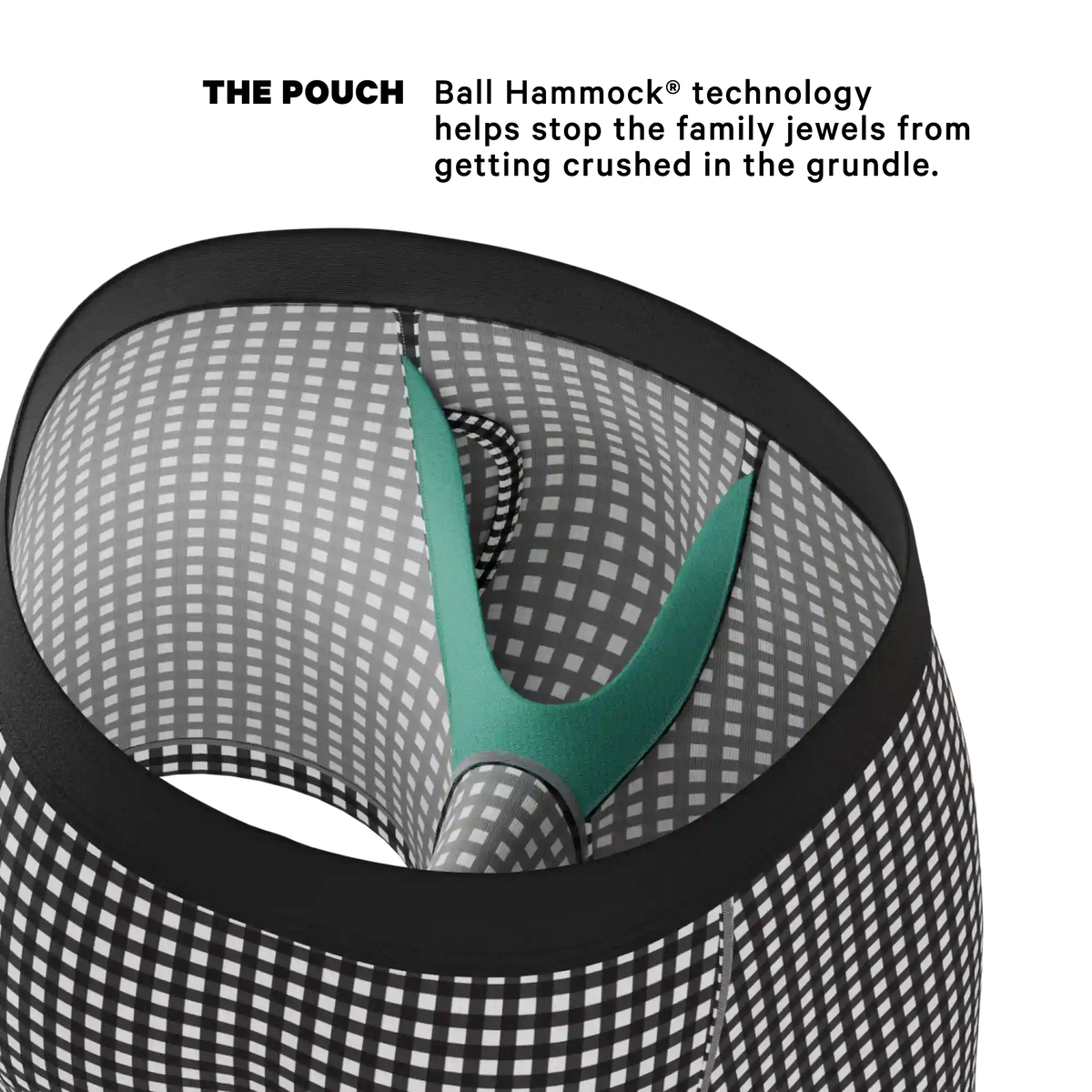The Blackberry Bramble | Window Pane Ball Hammock® Pouch Underwear With Fly