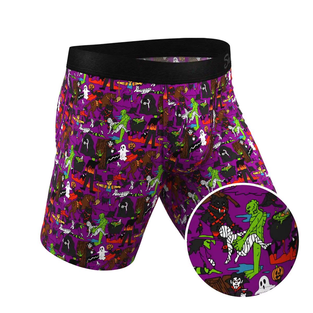 The Wet Nightmare | Halloween Characters Ball Hammock® Boxer - Long Leg