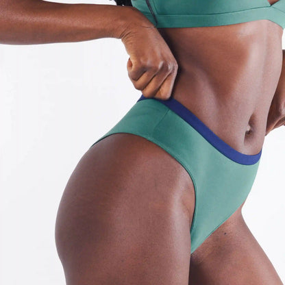 The Curacao | Teal Cheeky Underwear