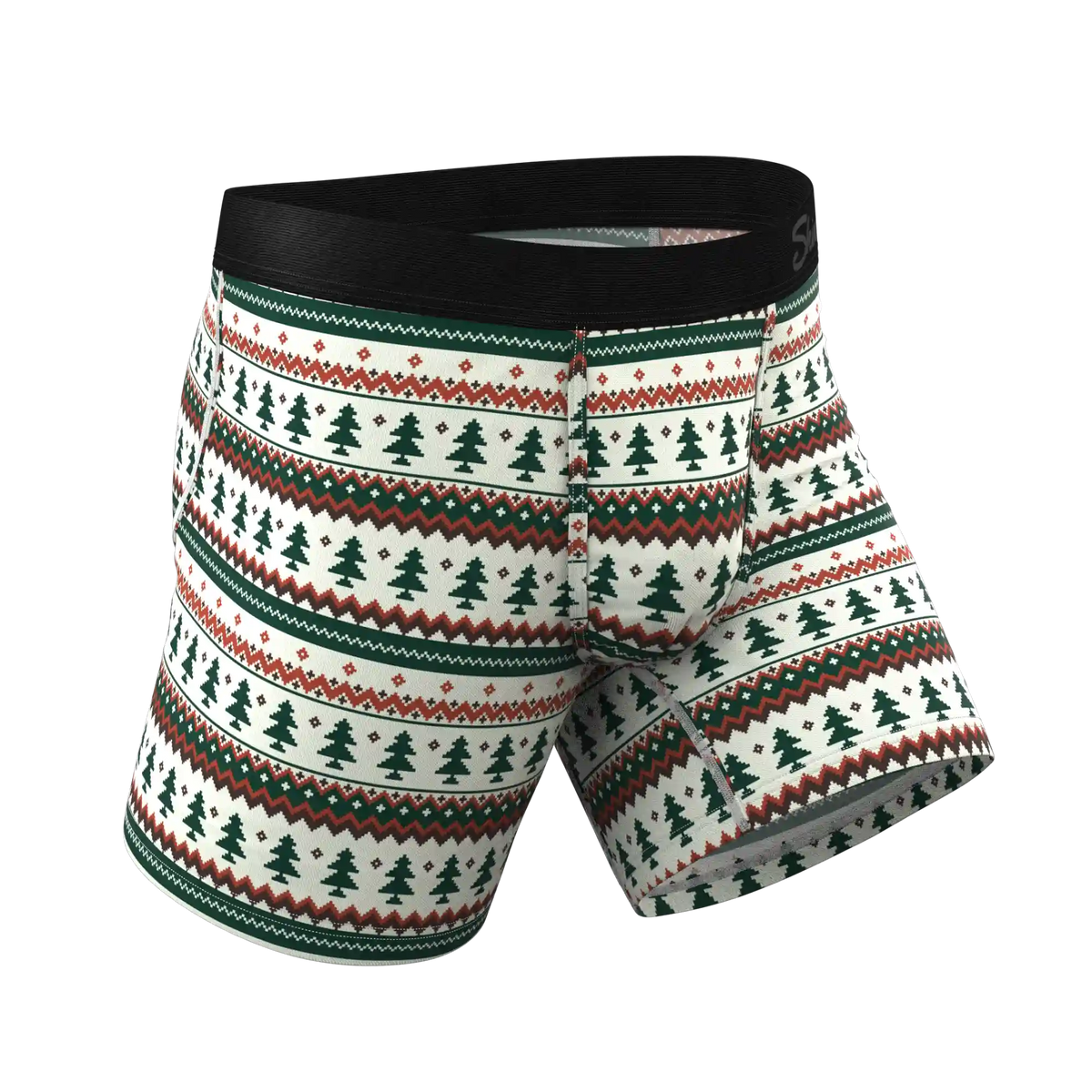 The Stuffed Stocking | Fair Isle Christmas Tree Ball Hammock® Pouch Underwear